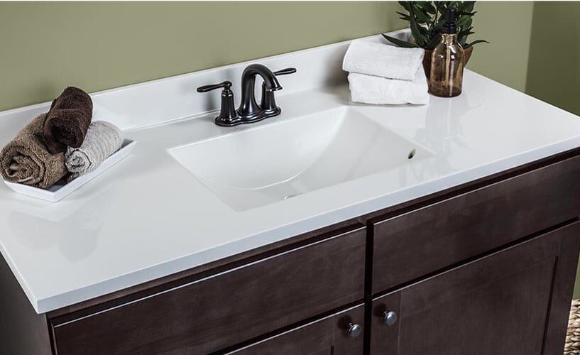 cultured marble countertop